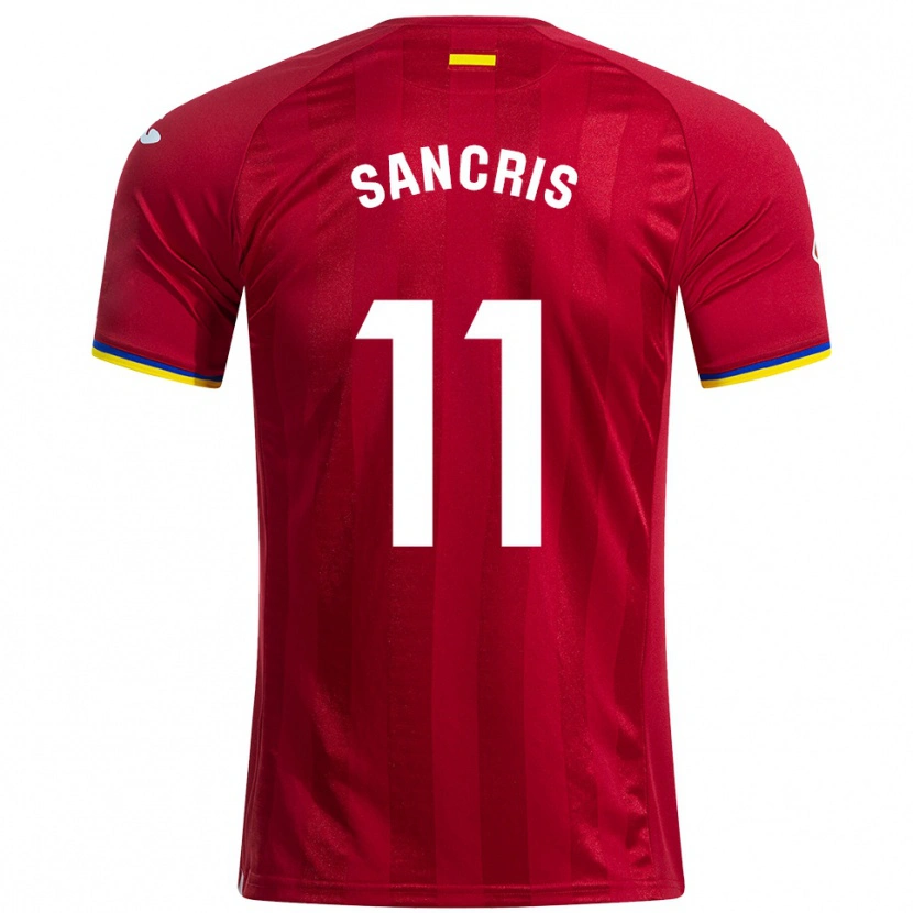 Danxen Kinder Álex Sancris #11 Rot Gelb Blau Auswärtstrikot Trikot 2025/26 T-Shirt Österreich