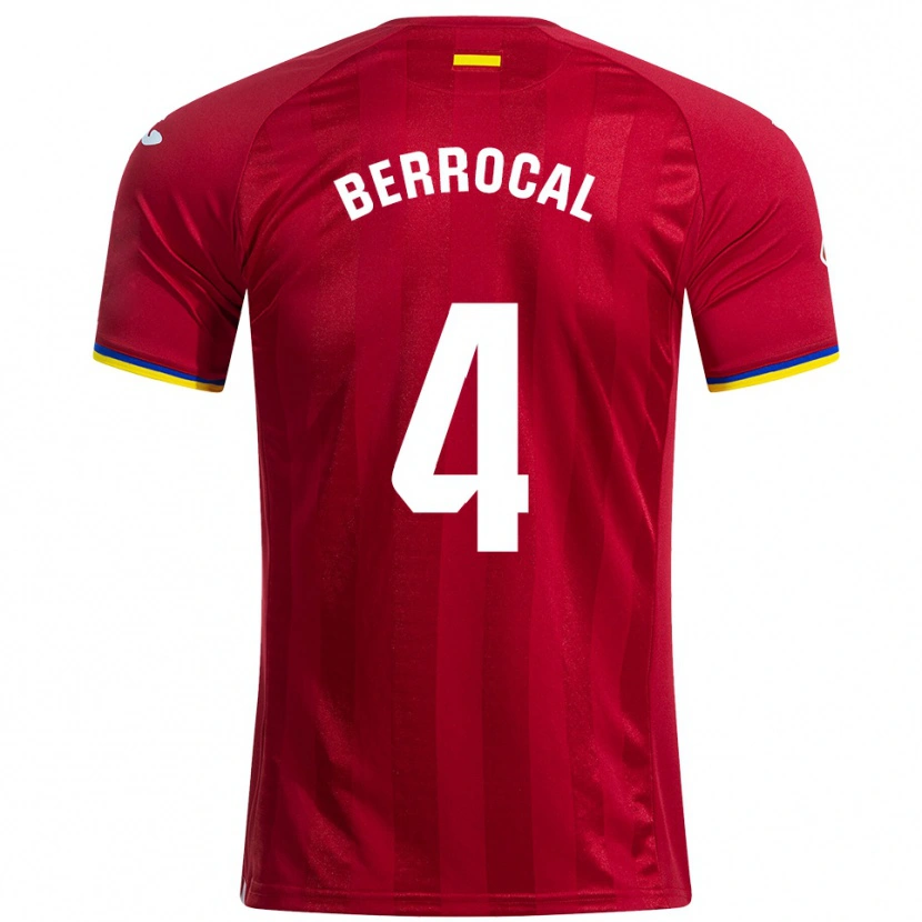 Danxen Kinder Juan Berrocal #4 Rot Gelb Blau Auswärtstrikot Trikot 2025/26 T-Shirt Österreich