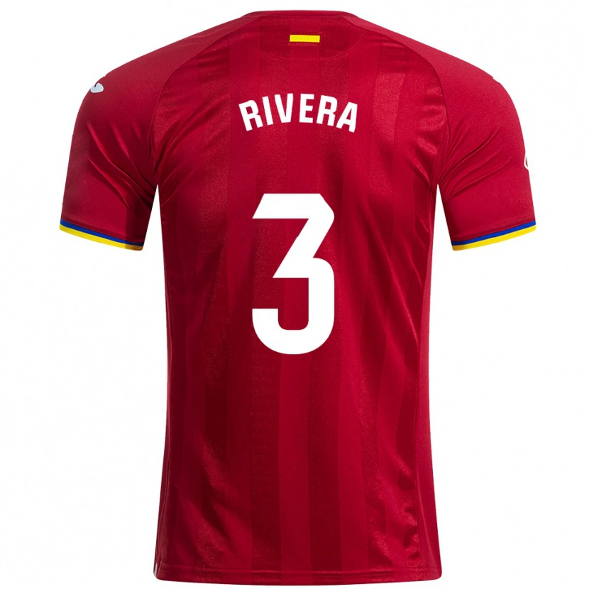 Danxen Kinder Gorka Rivera #3 Rot Gelb Blau Auswärtstrikot Trikot 2025/26 T-Shirt Österreich