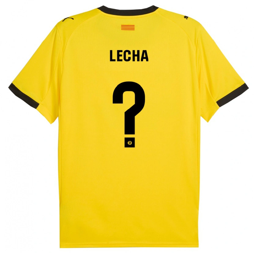 Danxen Kinder Pol Lecha #0 Gelb Schwarz Auswärtstrikot Trikot 2025/26 T-Shirt Österreich