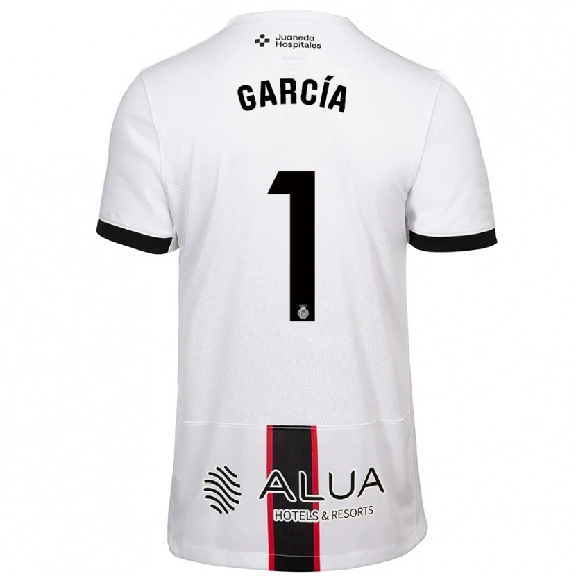 Danxen Kinder Pere García #1 Weiß Schwarz Auswärtstrikot Trikot 2025/26 T-Shirt Österreich