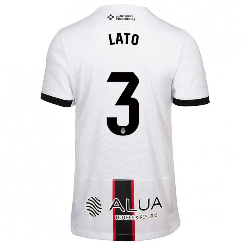 Danxen Kinder Toni Lato #3 Weiß Schwarz Auswärtstrikot Trikot 2025/26 T-Shirt Österreich
