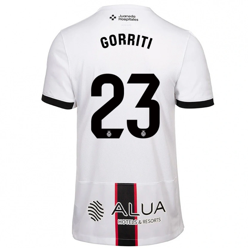 Danxen Kinder Marcos Gorriti #23 Weiß Schwarz Auswärtstrikot Trikot 2025/26 T-Shirt Österreich