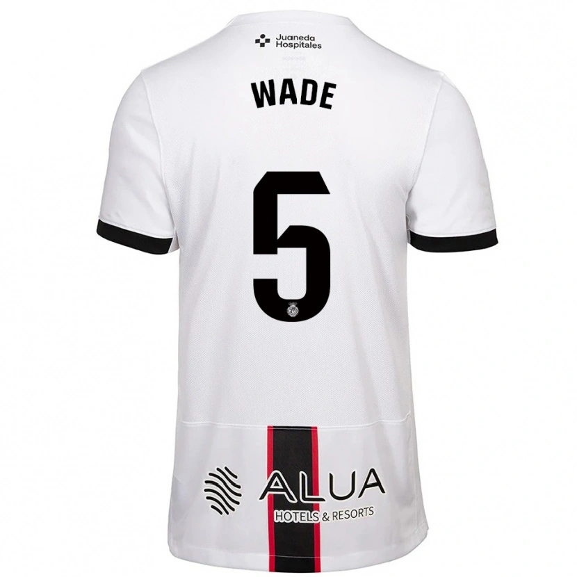 Danxen Kinder Sebas Wade #5 Weiß Schwarz Auswärtstrikot Trikot 2025/26 T-Shirt Österreich