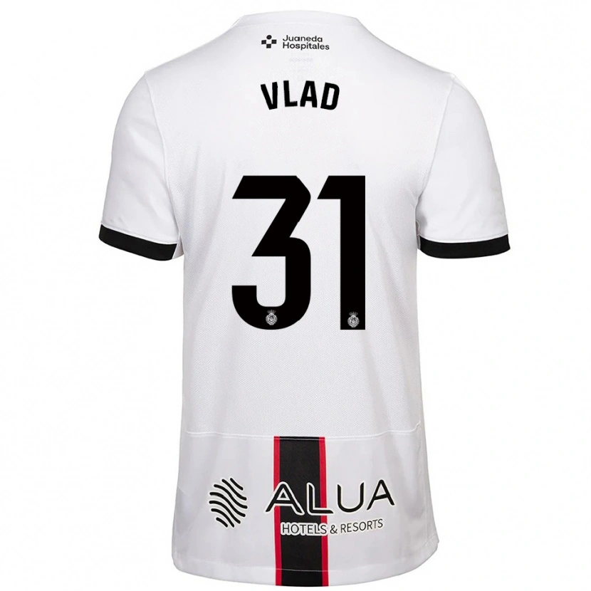 Danxen Kinder Rares Vlad #31 Weiß Schwarz Auswärtstrikot Trikot 2025/26 T-Shirt Österreich