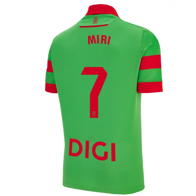 Danxen Kinder Miriam Rivas Pinto #7 Grün Rot Auswärtstrikot Trikot 2025/26 T-Shirt Österreich