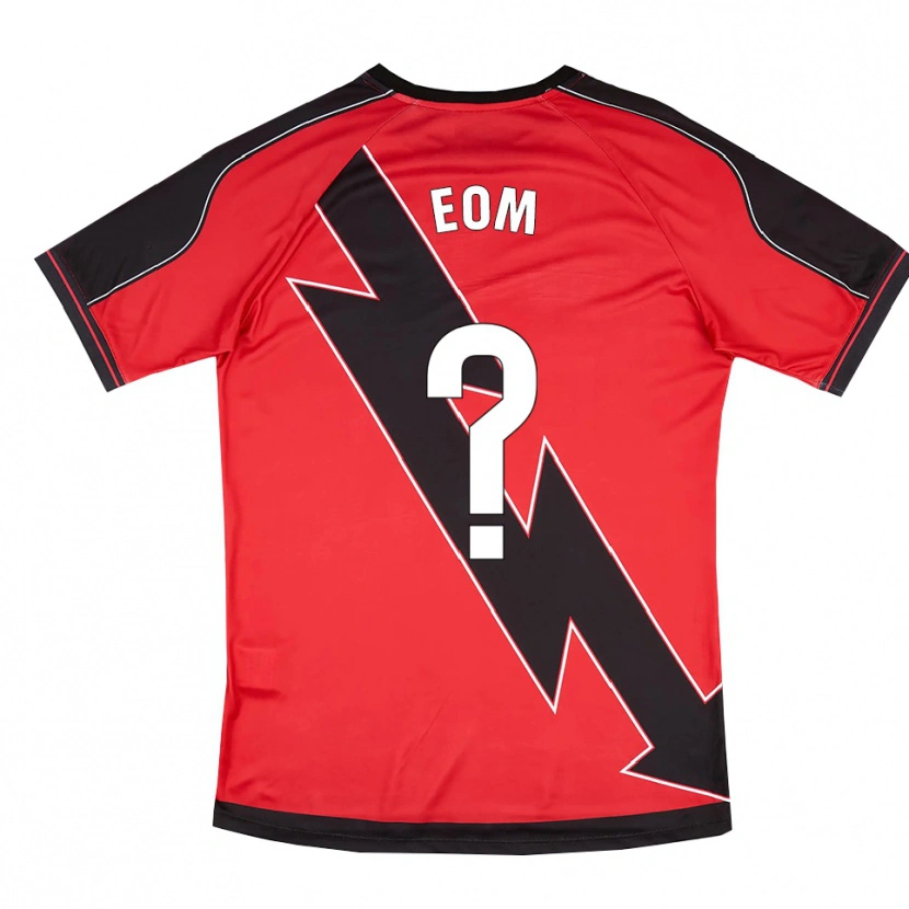 Danxen Kinder Dong-Geon Eom #0 Rot Schwarz Auswärtstrikot Trikot 2025/26 T-Shirt Österreich