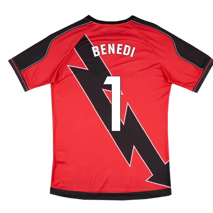Danxen Kinder Miguel Benedi #1 Rot Schwarz Auswärtstrikot Trikot 2025/26 T-Shirt Österreich