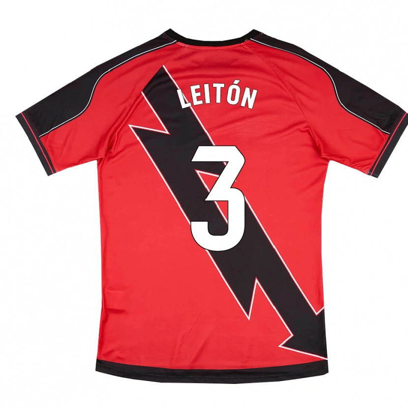 Danxen Kinder Diego Leitón #3 Rot Schwarz Auswärtstrikot Trikot 2025/26 T-Shirt Österreich