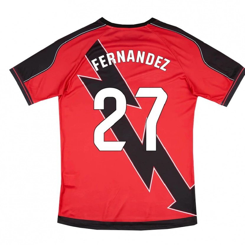 Danxen Kinder Pelayo Fernández #27 Rot Schwarz Auswärtstrikot Trikot 2025/26 T-Shirt Österreich