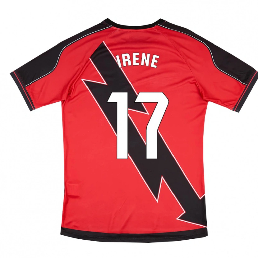 Danxen Kinder Irene Rodríguez Basilio #17 Rot Schwarz Auswärtstrikot Trikot 2025/26 T-Shirt Österreich
