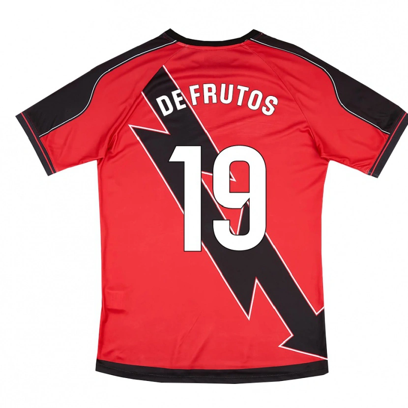 Danxen Kinder Jorge De Frutos #19 Rot Schwarz Auswärtstrikot Trikot 2025/26 T-Shirt Österreich