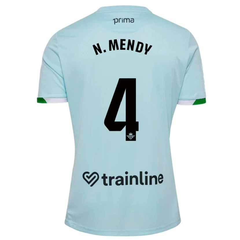 Danxen Kinder Nobel Mendy #4 Himmelblau Grün Auswärtstrikot Trikot 2025/26 T-Shirt Österreich