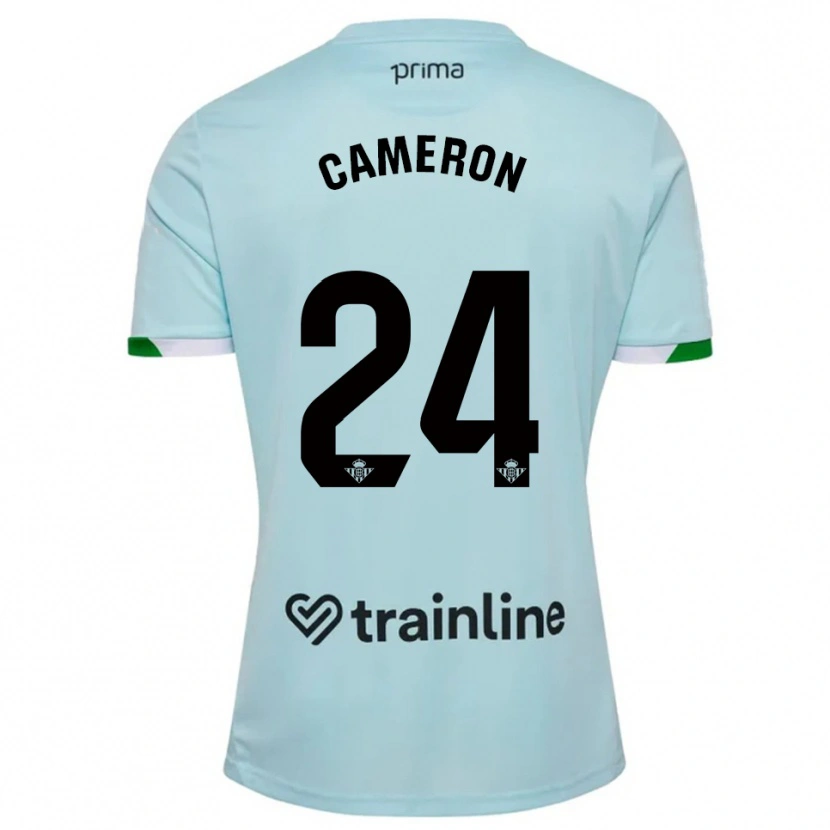 Danxen Kinder Tiffany Devonna Cameron #24 Himmelblau Grün Auswärtstrikot Trikot 2025/26 T-Shirt Österreich