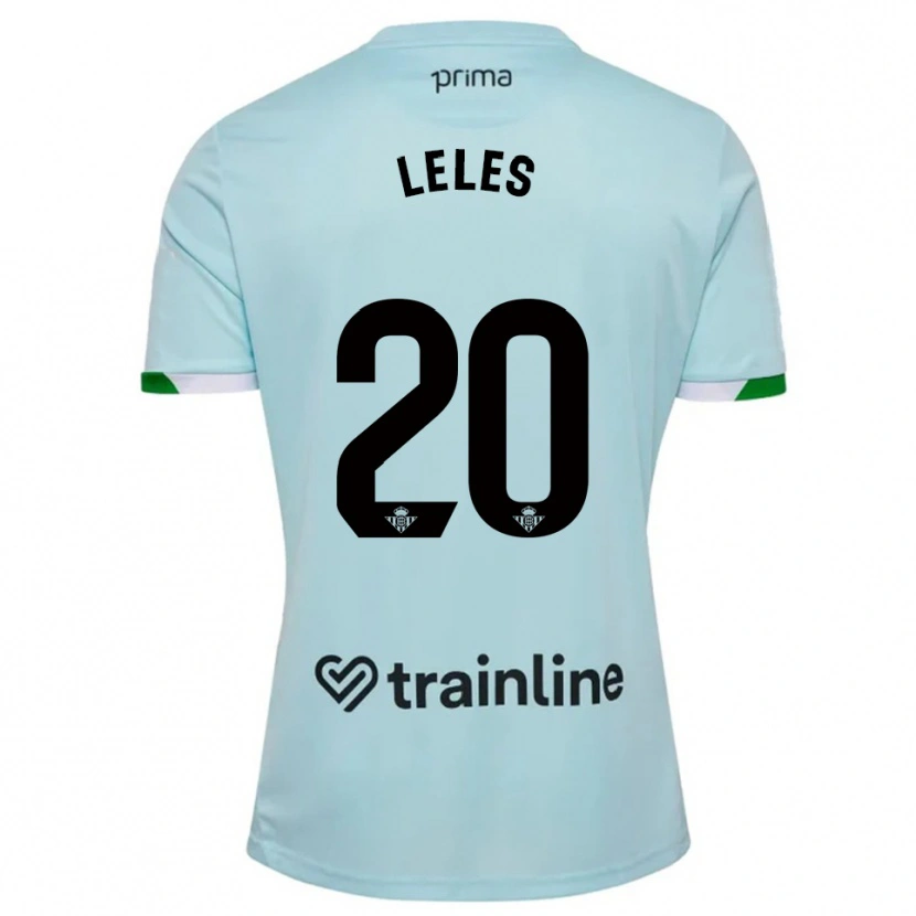 Danxen Kinder María De Los Ángeles Carrión Egido #20 Himmelblau Grün Auswärtstrikot Trikot 2025/26 T-Shirt Österreich