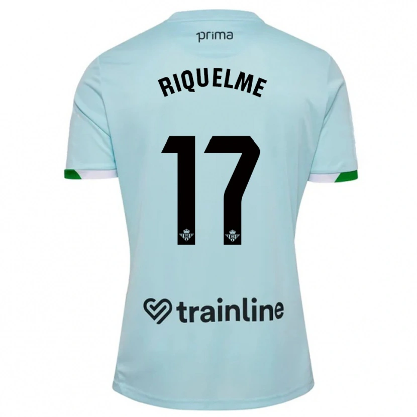 Danxen Kinder Rodrigo Riquelme #17 Himmelblau Grün Auswärtstrikot Trikot 2025/26 T-Shirt Österreich