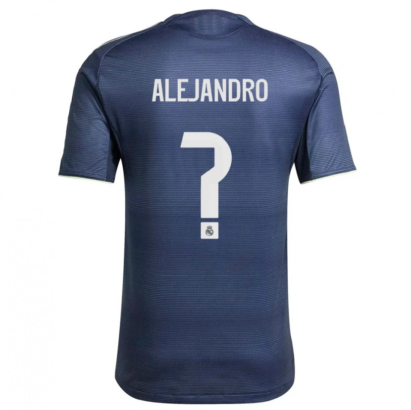 Danxen Kinder Alejandro Hernández #0 Marine Silber Auswärtstrikot Trikot 2025/26 T-Shirt Österreich