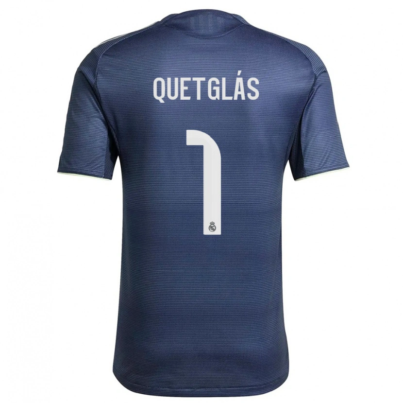 Danxen Kinder Ferran Quetglás #1 Marine Silber Auswärtstrikot Trikot 2025/26 T-Shirt Österreich