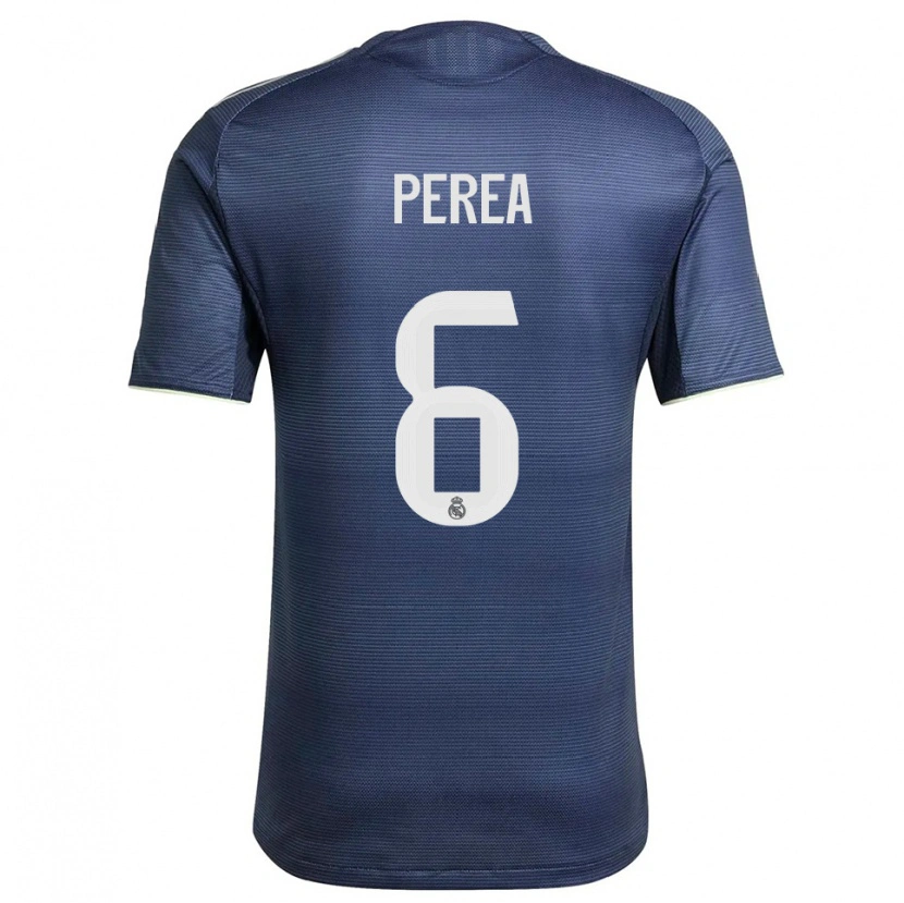 Danxen Kinder Cristian Perea #6 Marine Silber Auswärtstrikot Trikot 2025/26 T-Shirt Österreich