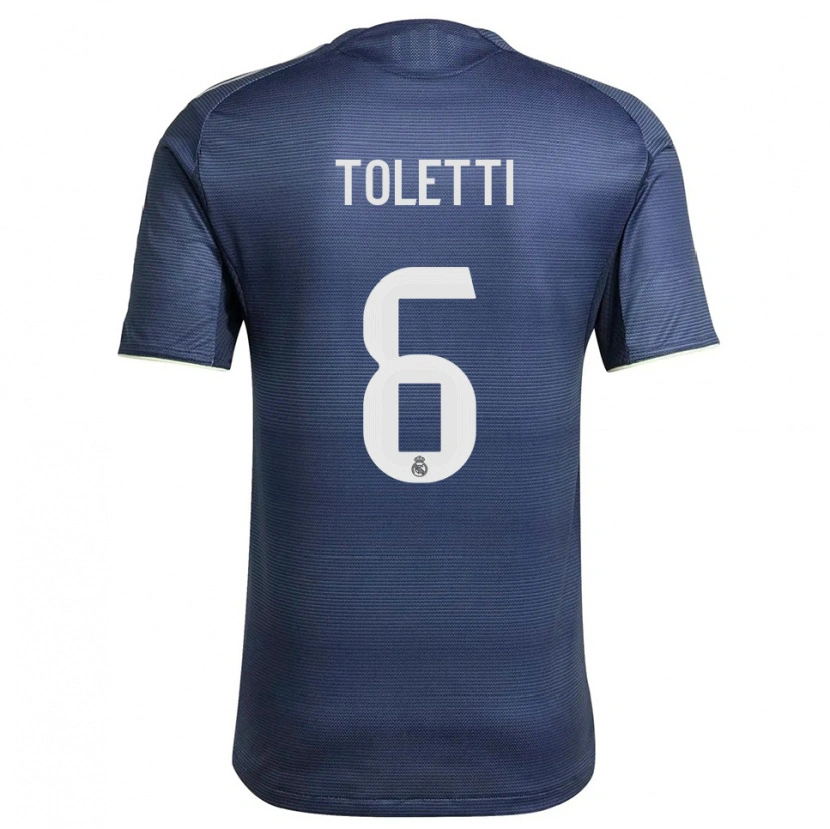 Danxen Kinder Sandie Toletti #6 Marine Silber Auswärtstrikot Trikot 2025/26 T-Shirt Österreich