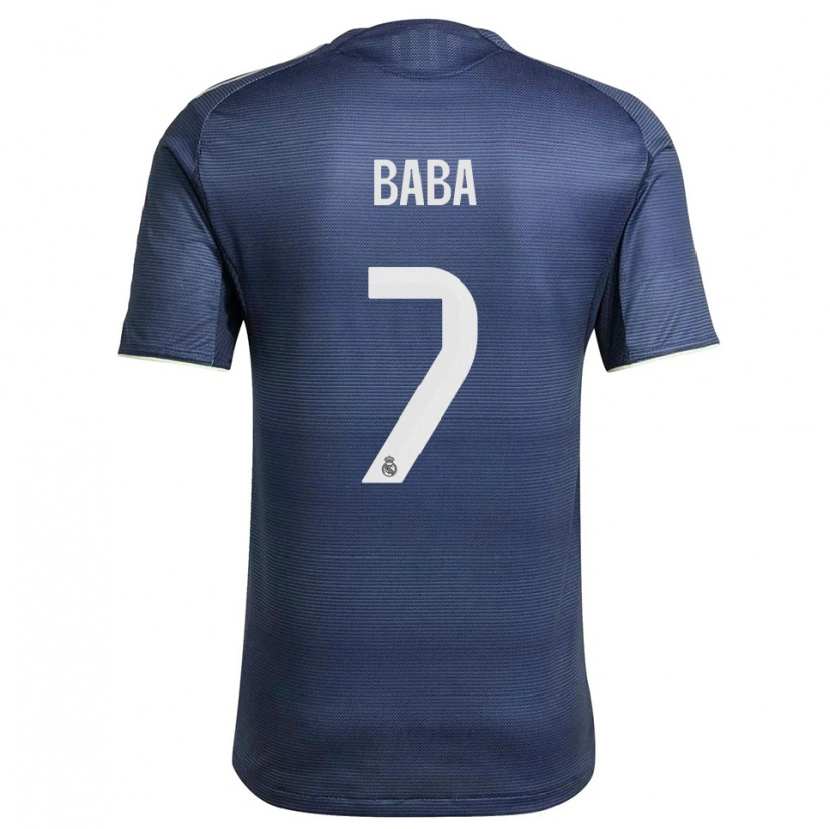 Danxen Kinder Baba Diocou #7 Marine Silber Auswärtstrikot Trikot 2025/26 T-Shirt Österreich