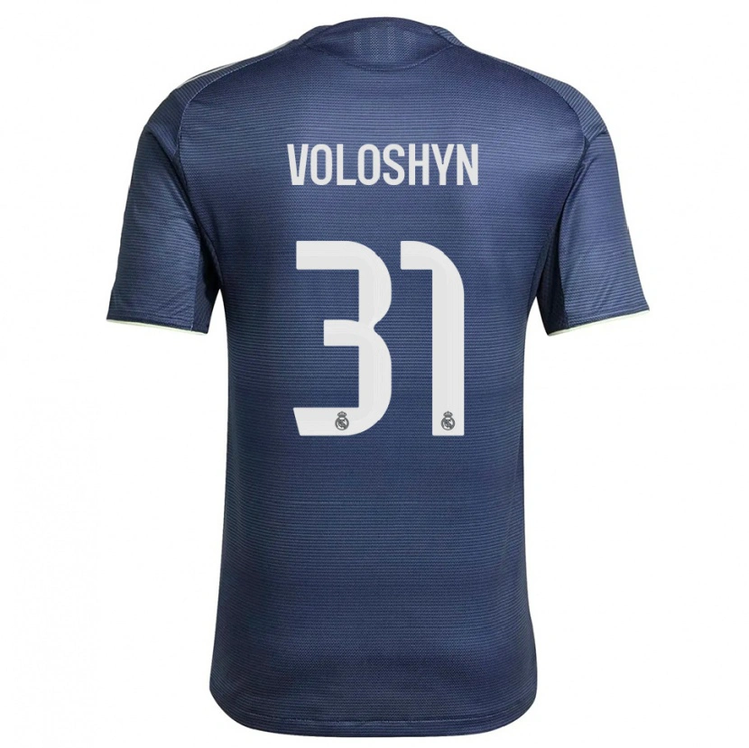 Danxen Kinder Ilya Voloshyn #31 Marine Silber Auswärtstrikot Trikot 2025/26 T-Shirt Österreich