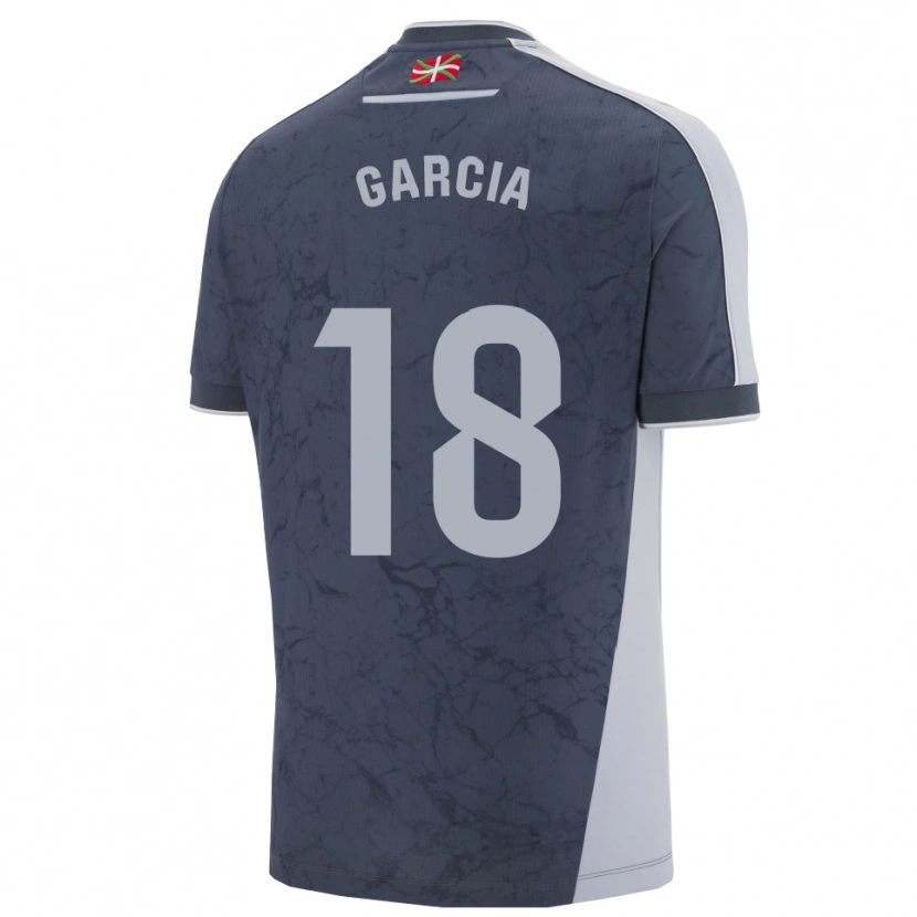 Danxen Kinder Eder García #18 Dunkelblau Weiß Auswärtstrikot Trikot 2025/26 T-Shirt Österreich