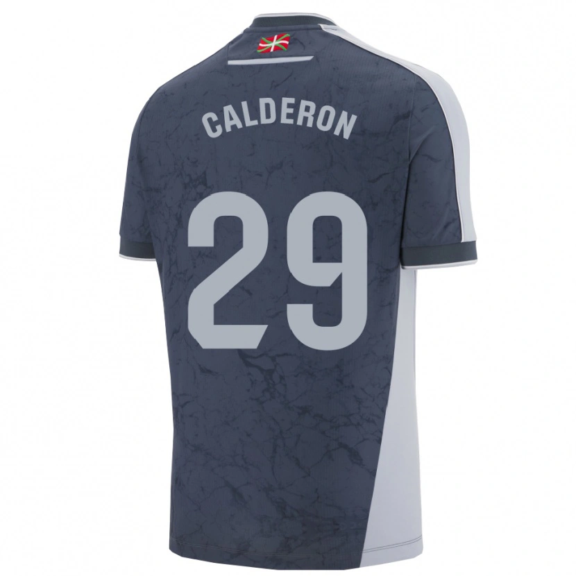 Danxen Kinder Iker Calderon #29 Dunkelblau Weiß Auswärtstrikot Trikot 2025/26 T-Shirt Österreich