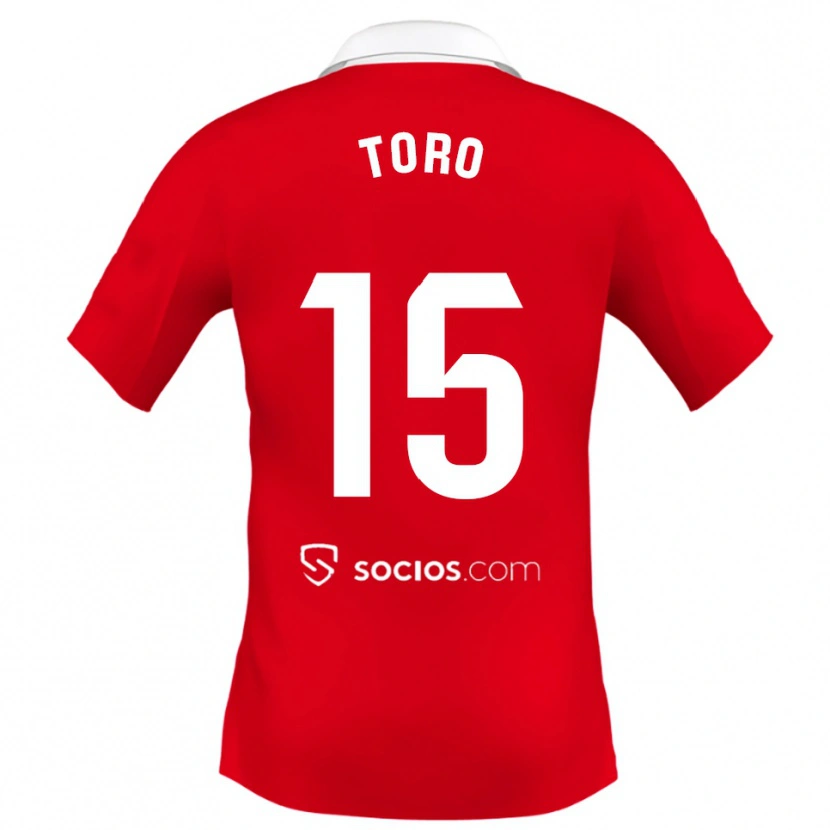 Danxen Kinder Juanan Toro #15 Rot Weiß Grau Auswärtstrikot Trikot 2025/26 T-Shirt Österreich