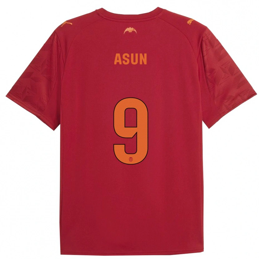 Danxen Kinder Asun #9 Rot Orange Auswärtstrikot Trikot 2025/26 T-Shirt Österreich