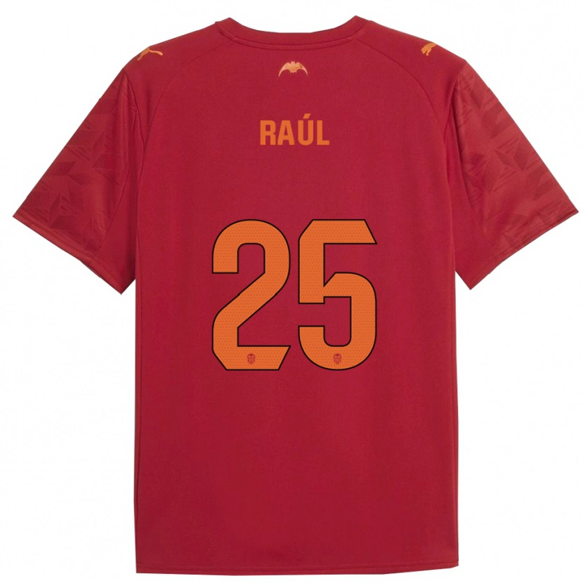Danxen Kinder Raúl Jiménez #25 Rot Orange Auswärtstrikot Trikot 2025/26 T-Shirt Österreich