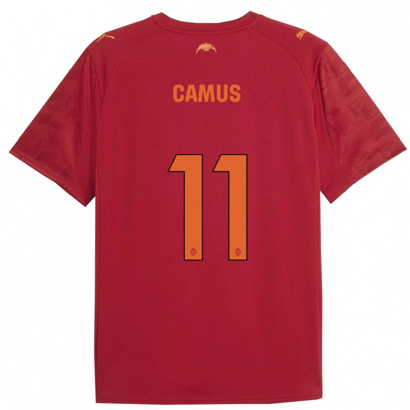 Danxen Kinder Marco Camus #11 Rot Orange Auswärtstrikot Trikot 2025/26 T-Shirt Österreich