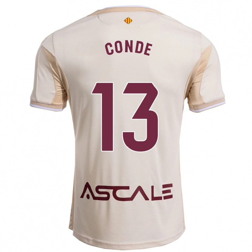 Danxen Kinder Diego Conde #13 Cremeweiß Burgunderrot Auswärtstrikot Trikot 2025/26 T-Shirt Österreich