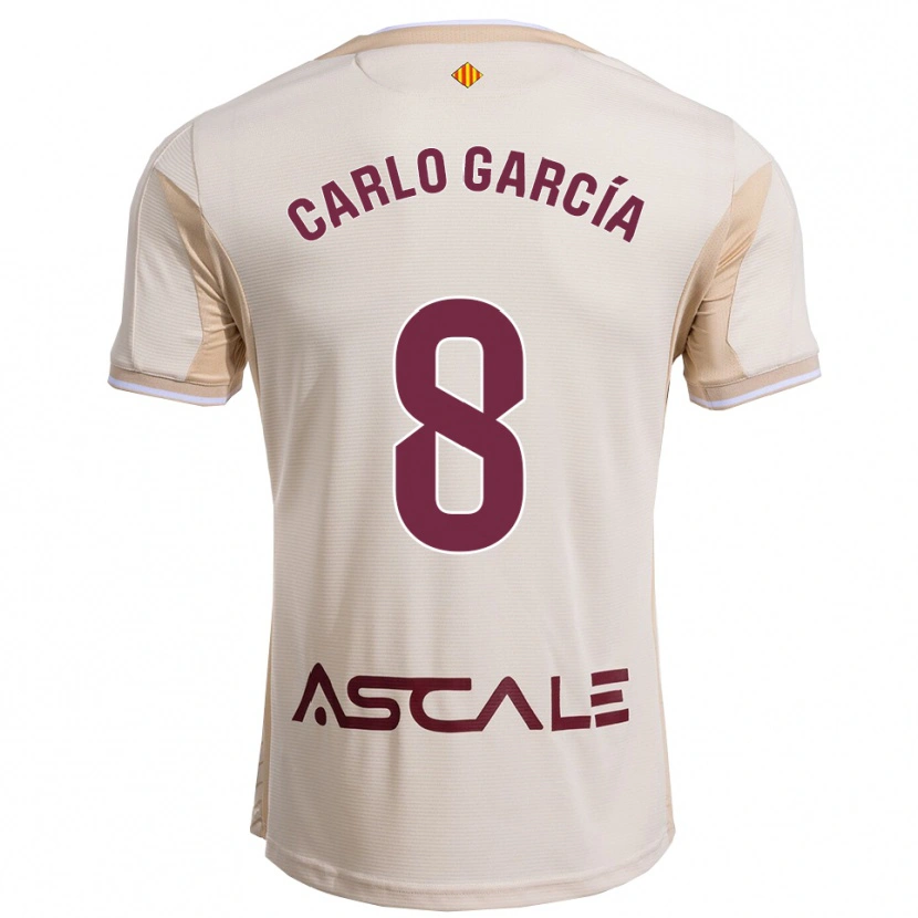 Danxen Kinder Carlo García #8 Cremeweiß Burgunderrot Auswärtstrikot Trikot 2025/26 T-Shirt Österreich