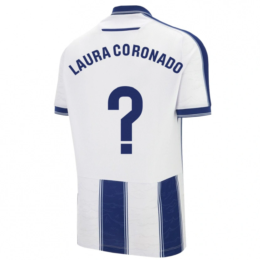 Danxen Kinder Laura Coronado Vilchez #0 Marine Weiß Auswärtstrikot Trikot 2025/26 T-Shirt Österreich