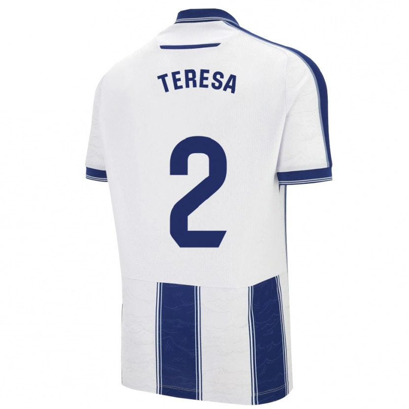 Danxen Kinder Teresa Mérida #2 Marine Weiß Auswärtstrikot Trikot 2025/26 T-Shirt Österreich