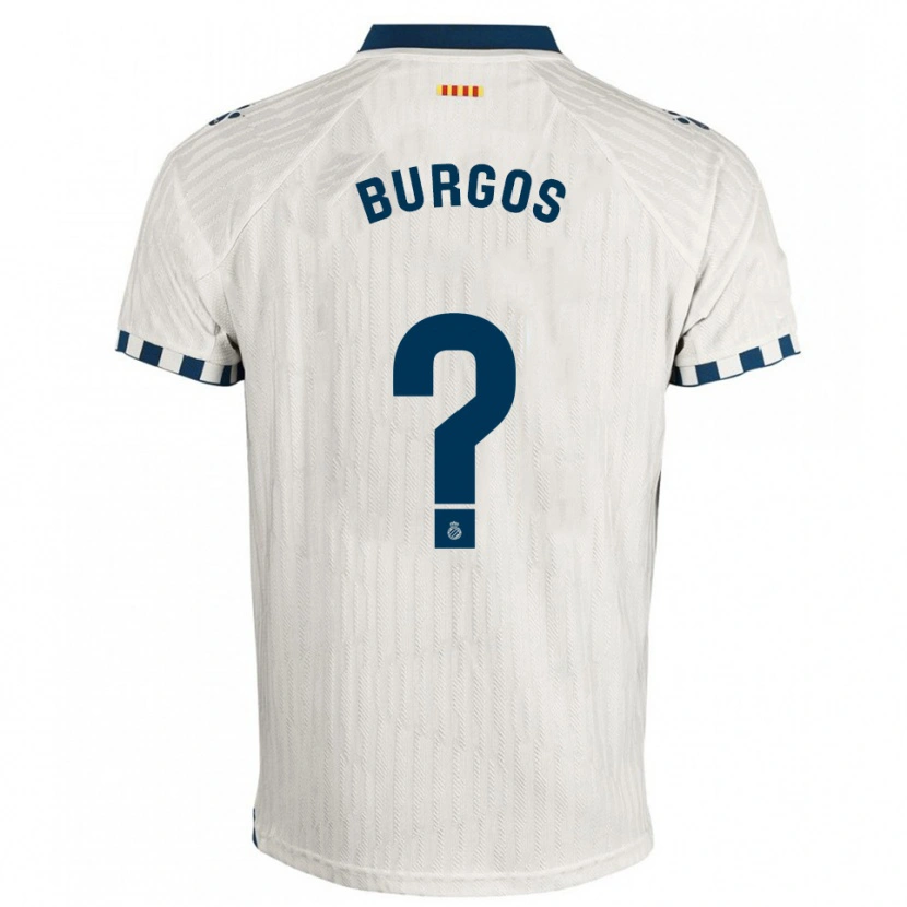 Danxen Kinder Hugo Burgos #0 Weiß Blau Auswärtstrikot Trikot 2025/26 T-Shirt Österreich