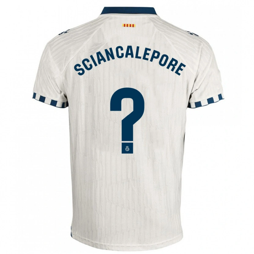 Danxen Kinder Mateo Sciancalepore #0 Weiß Blau Auswärtstrikot Trikot 2025/26 T-Shirt Österreich