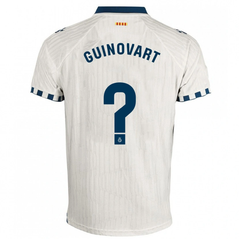 Danxen Kinder Martí Guinovart #0 Weiß Blau Auswärtstrikot Trikot 2025/26 T-Shirt Österreich
