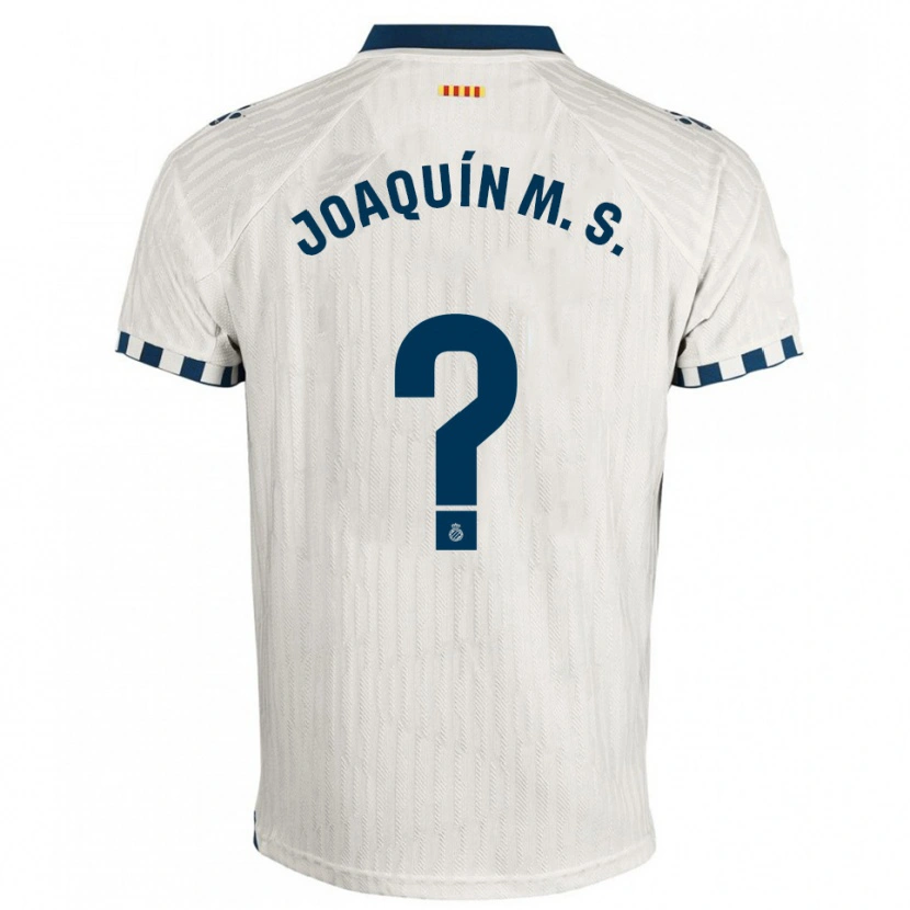Danxen Kinder Joaquín Manuel Sánchez #0 Weiß Blau Auswärtstrikot Trikot 2025/26 T-Shirt Österreich