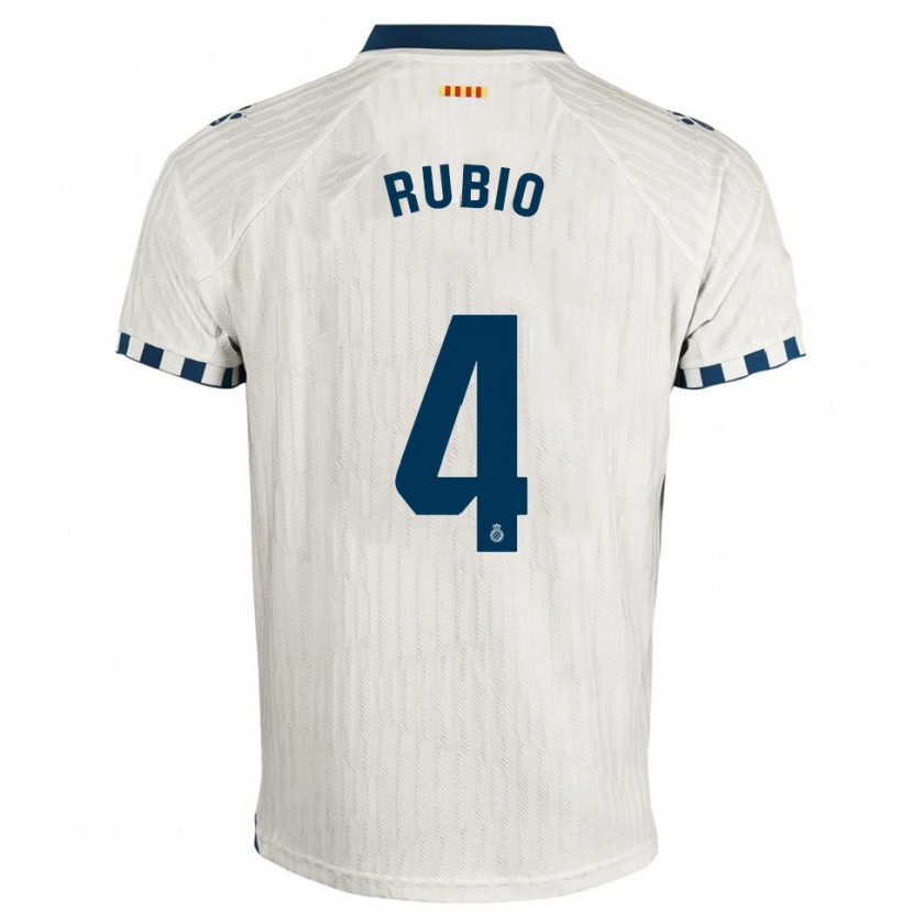 Danxen Kinder Miguel Rubio #4 Weiß Blau Auswärtstrikot Trikot 2025/26 T-Shirt Österreich