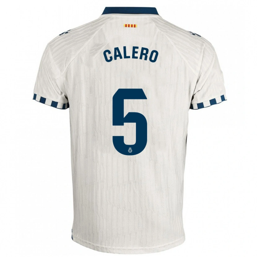 Danxen Kinder Fernando Calero #5 Weiß Blau Auswärtstrikot Trikot 2025/26 T-Shirt Österreich