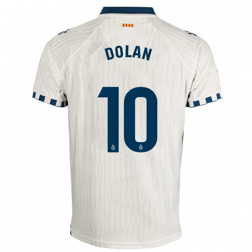 Danxen Kinder Tyrhys Dolan #10 Weiß Blau Auswärtstrikot Trikot 2025/26 T-Shirt Österreich