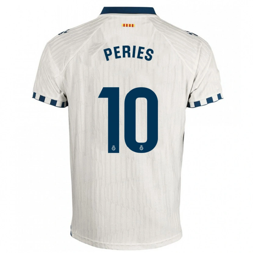 Danxen Kinder Jan Peries #10 Weiß Blau Auswärtstrikot Trikot 2025/26 T-Shirt Österreich