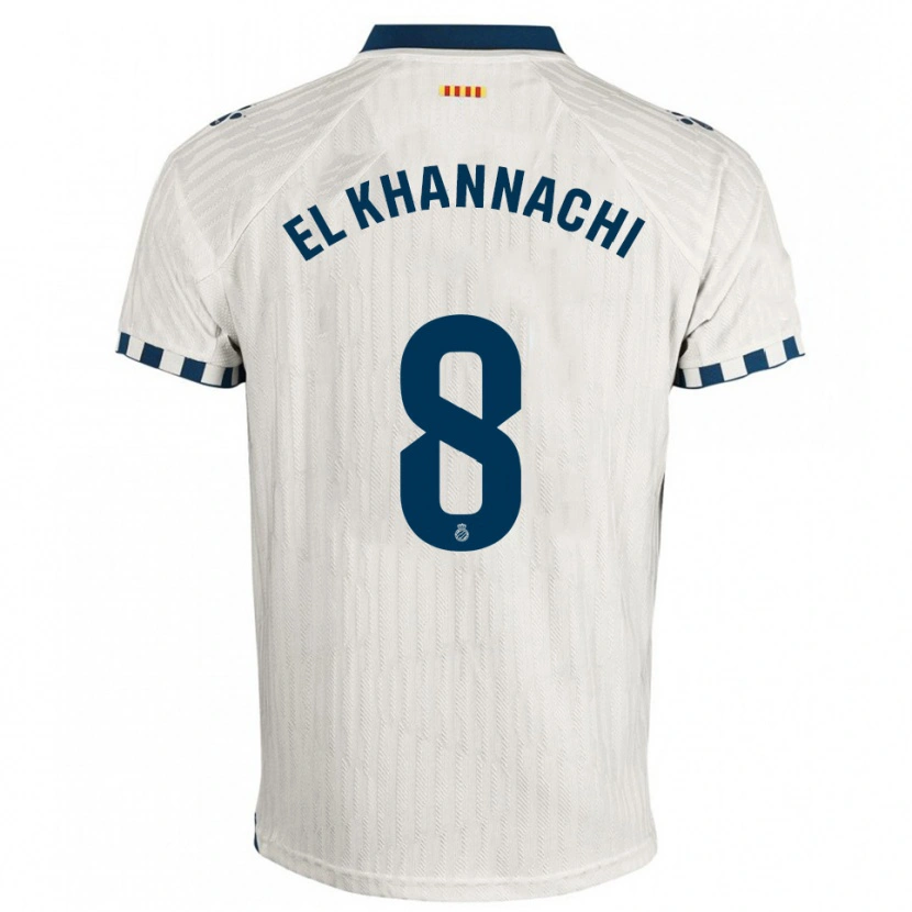 Danxen Kinder Youssef El Khannachi #8 Weiß Blau Auswärtstrikot Trikot 2025/26 T-Shirt Österreich