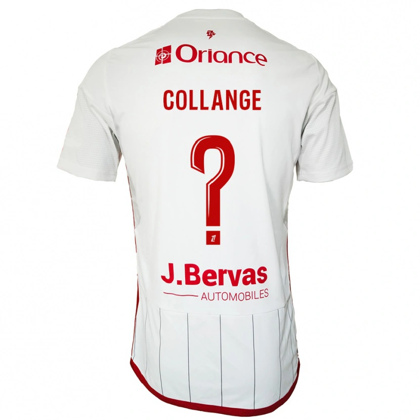 Danxen Kinder Malorie Collange #0 Weiß Rot Auswärtstrikot Trikot 2025/26 T-Shirt Österreich