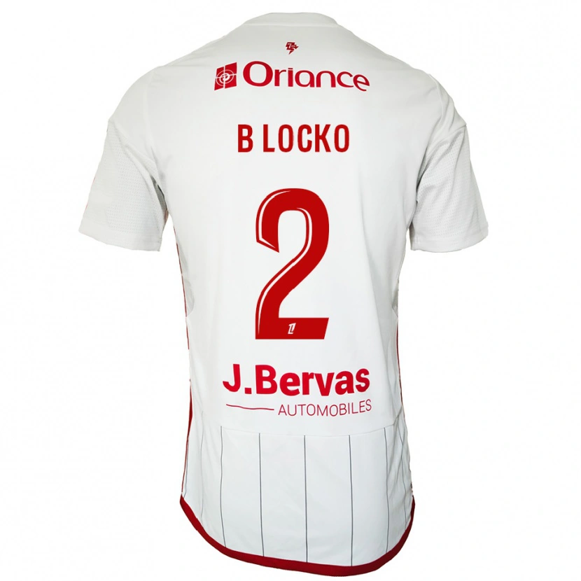 Danxen Kinder Bradley Locko #2 Weiß Rot Auswärtstrikot Trikot 2025/26 T-Shirt Österreich