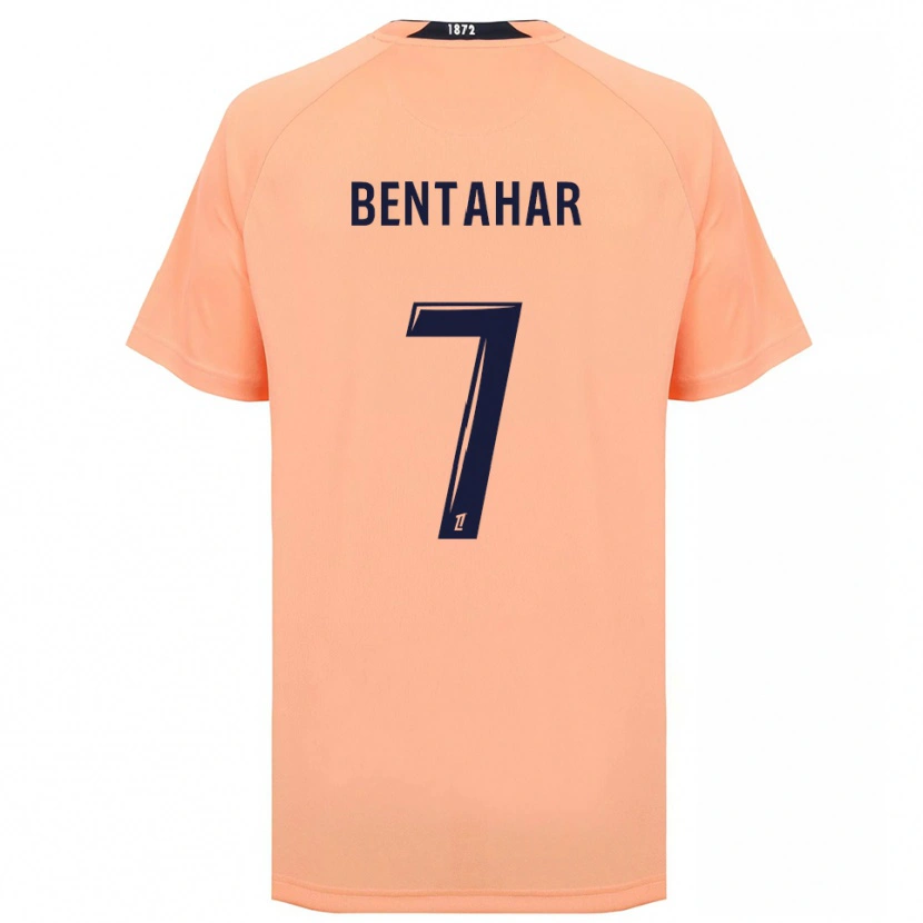 Danxen Kinder Ahmed Bentahar #7 Orange Marineblau Auswärtstrikot Trikot 2025/26 T-Shirt Österreich