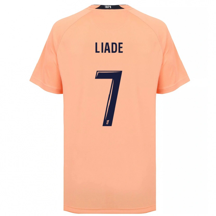 Danxen Kinder Noah Liadé #7 Orange Marineblau Auswärtstrikot Trikot 2025/26 T-Shirt Österreich