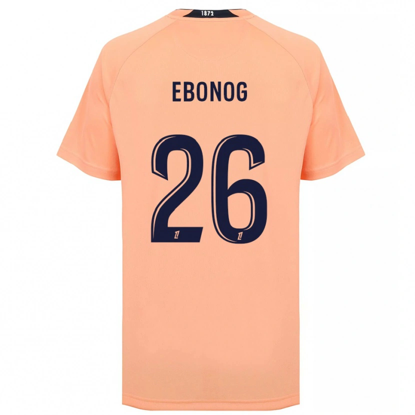 Danxen Kinder Simon Ebonog #26 Orange Marineblau Auswärtstrikot Trikot 2025/26 T-Shirt Österreich